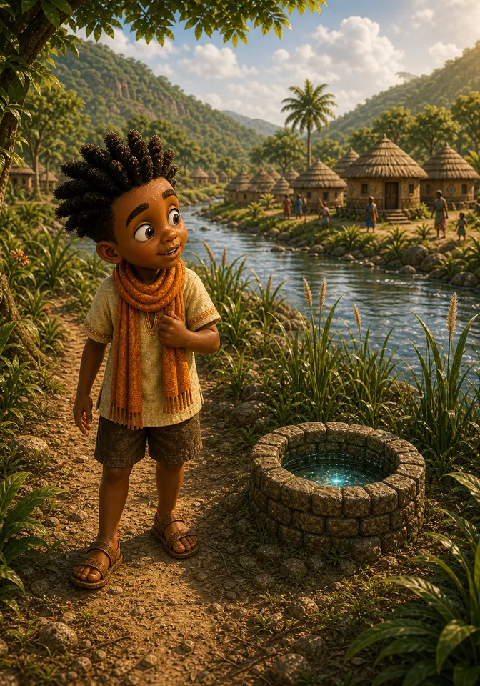 Anansi and Allo’s Secret Well