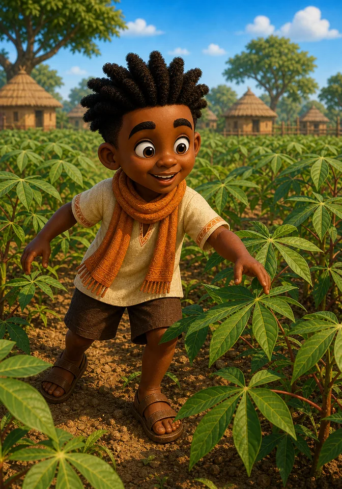 Anansi and the Green Grasshopper