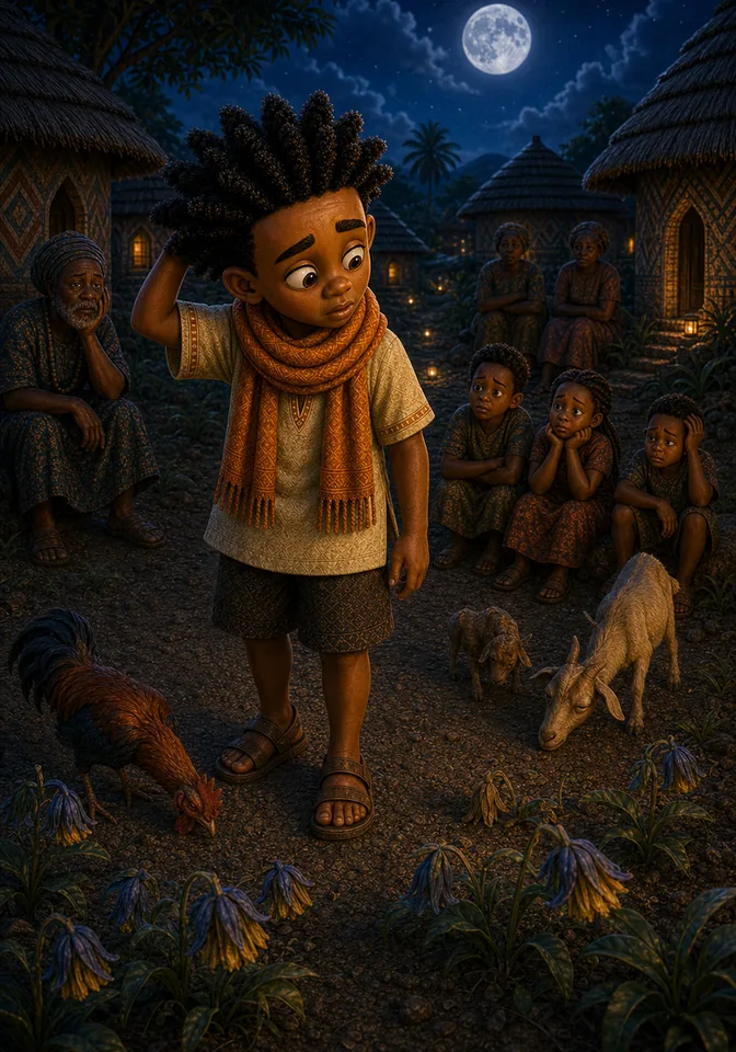 The village struggles under the extended night.